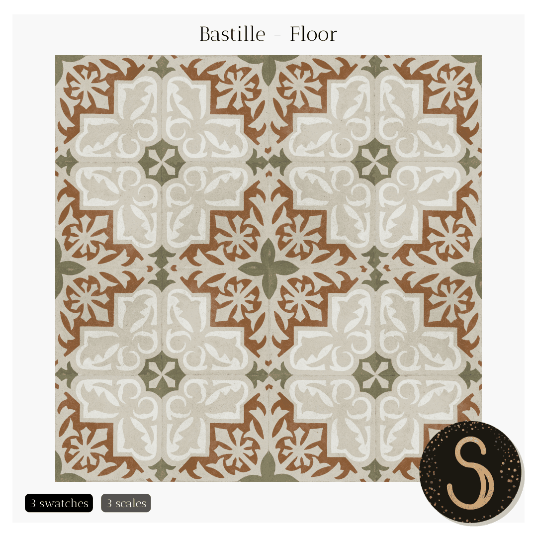 Галерея мода Плитка для пола Bastille Floor #1